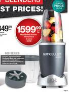 Nutribullet Blender 8 Piece 600W White/Black-Per Set