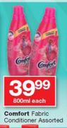 Comfort Fabric Conditioner Assorted-800ml Each