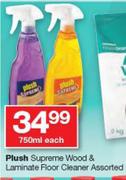 Plush Supreme Wood & Laminate Floor Cleaner Assorted-750ml Each