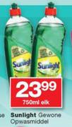 Sunlight gewone opwasmiddel-750ml Elk