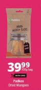 Padkos Dried Mangoes-100g Bag