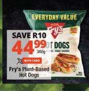 Fry's Plant Based Hot Dogs-360g