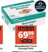 Housebrand Frozen Sausage Rolls-30 Per Pack