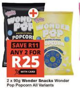 Wonder Snacks Wonder Pop Popcorn All Variants-2 x 90g