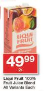 Liqui Fruit 100% Fruit Juice Blend All Variants-2L Each
