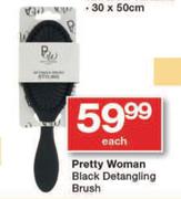Pretty Womnan Black Detangling Brush