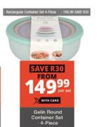 Golin Round 4 Piece Container Set-Per Set