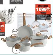 Coconut 7 Piece Aluminium Cookware Set-Per Set