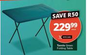 Tavola Green Folding Table