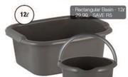 Pulizia 12L Rectangular Basin