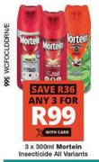 Mortein Insecticide All Variants-3 x 300ml