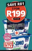 Omo Auto Laundry Capsules-For 2 x 22 Per Pack