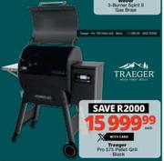 Traeger Pro 575 Pellet Grill Black-Each