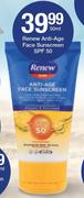 Renew Anti-Age Face Sunscreen SPF 50-50ml