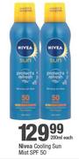 Nivea Cooling Sun Mist SPF 50-200ml Each