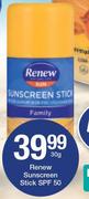 Renew Sunsrenn Stick SPF 50-30g