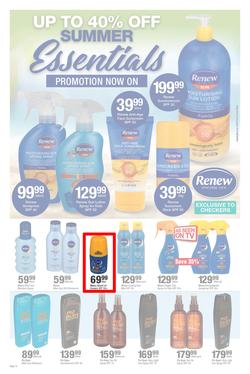 Checkers : Personal Care Promotion (24 Sep - 10 Oct 2018), page 1