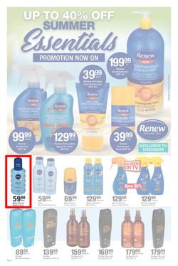Checkers : Personal Care Promotion (24 Sep - 10 Oct 2018), page 1