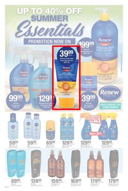 Checkers : Personal Care Promotion (24 Sep - 10 Oct 2018), page 1