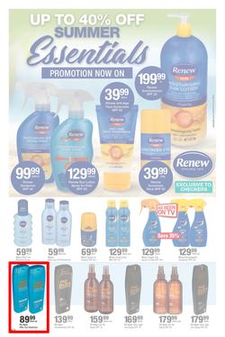 Checkers : Personal Care Promotion (24 Sep - 10 Oct 2018), page 1