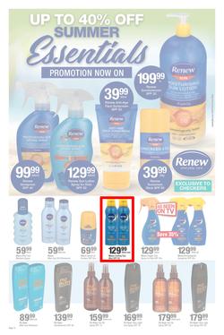 Checkers : Personal Care Promotion (24 Sep - 10 Oct 2018), page 1