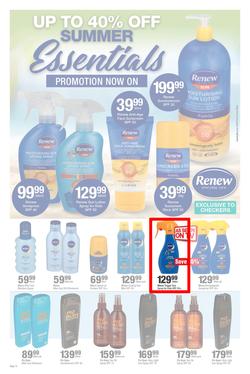 Checkers : Personal Care Promotion (24 Sep - 10 Oct 2018), page 1