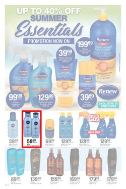 Checkers : Personal Care Promotion (24 Sep - 10 Oct 2018), page 1