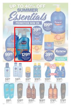 Checkers : Personal Care Promotion (24 Sep - 10 Oct 2018), page 1