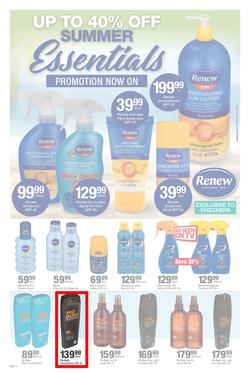 Checkers : Personal Care Promotion (24 Sep - 10 Oct 2018), page 1