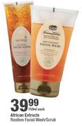African Extracts Rooibos Facial Wash/Scrub-150ml Each