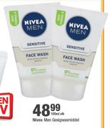 Nivea Men Gesig wasmiddel-100ml Elk