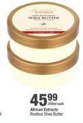 African Extracts Rooibos Shea Butter-250ml Each