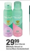 Mitchum Aerosol Vir Dames/Mans Verskeidenheid-90ml/120ml Elk