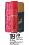 Revlon Aerosol For Ladies/Men Assorted-75ml/90ml/120ml Each