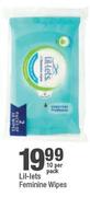 Lil-Lets Feminine Wipes 10-Per Pack