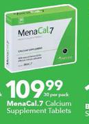 MenaCal.7 Calcium Supplement Tablets-30 Per Pack