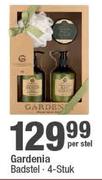 Gardenia Badstel 4-Stuk-Per Stel