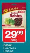 Safari Seedless Raisins-500g