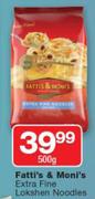Fatti's & Moni's Extra Fine Lokshen Noodles-500g