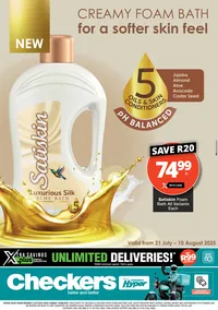 Checkers Western Cape : SatiSkin Promotion (21 July - 10 August 2025)