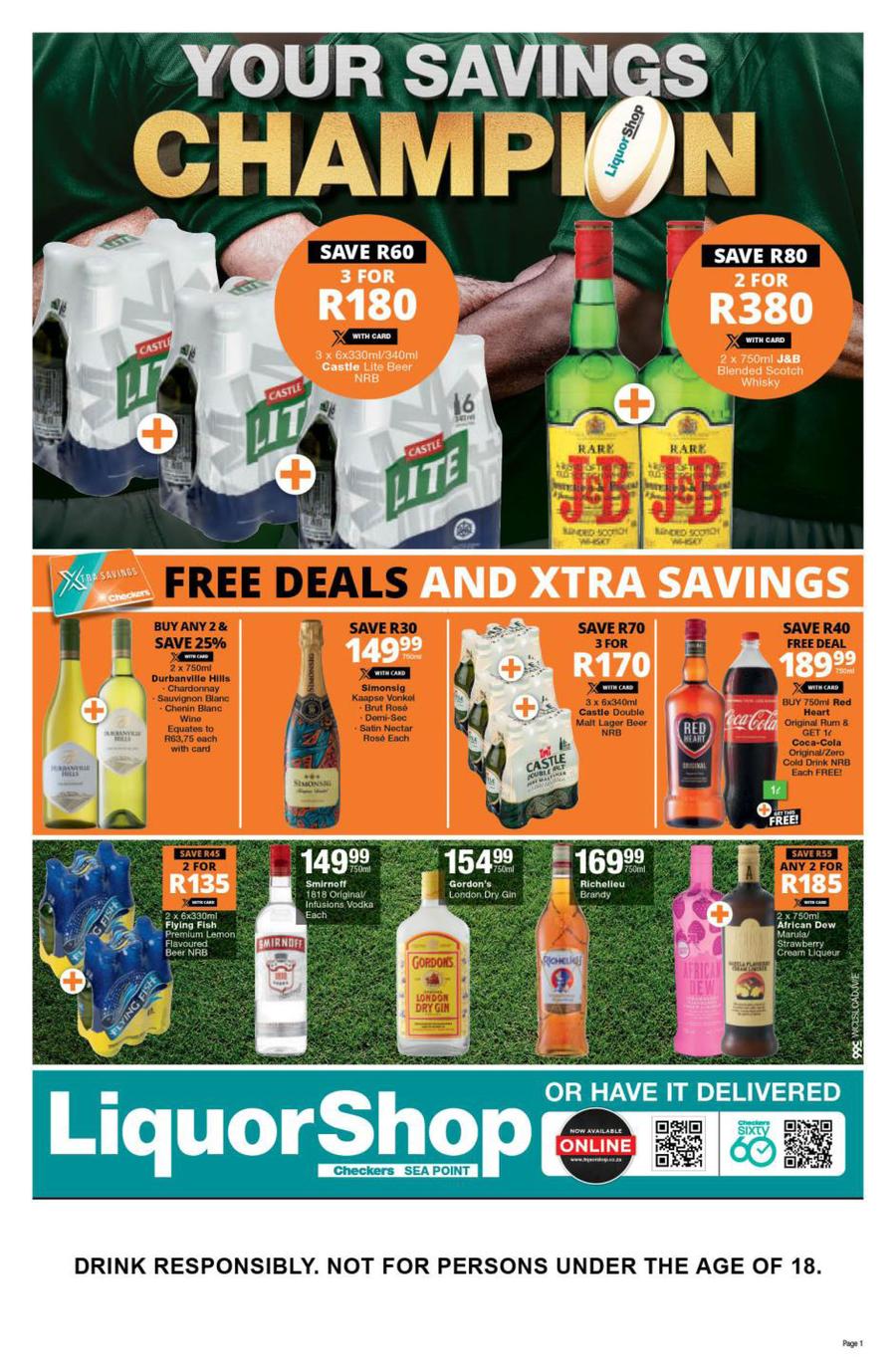 Checkers Liquor Sea Point : Your Savings Champion (24 August - 11 ...