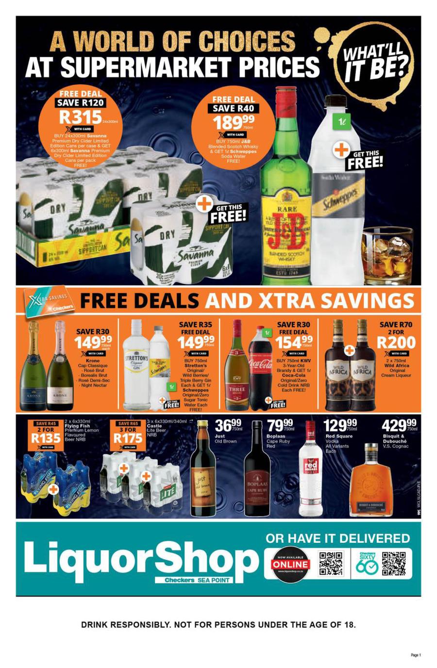 Checkers Liquor Sea Point A World Of Choices 24 June 10 July 2022 