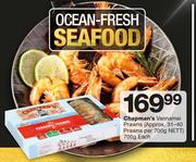 Champman’s Vannamei Prawns-700g Each