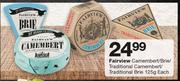 Fairview Camembert/Brie Traditional Camembert/Traditional Brie-125g Each