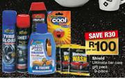 Shield Ultimate Car Care Gift Pack 9-Piece-Per Set