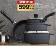 Inferna Cast-Aluminium Cookware Set 7-Piece-Per Set