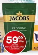 Jacobs Kronung Instant Coffee Econo Pack-150g 