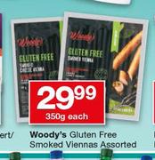 Woody's Gluten Free Smoked Viennas Assorted-350g Each