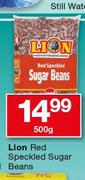 Lion Red Speckled Sugar Beans-500g
