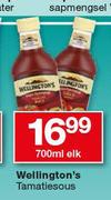 Wellington's tamatiesous-700ml Elk